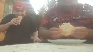 Hot meat pie Challenge. ( Don't mind tristen )