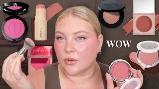 NEW Blush Try-On: Makeup By Mario Plumping Blush Veil, Saie Glow Sculpt, Persona Bloom + MORE