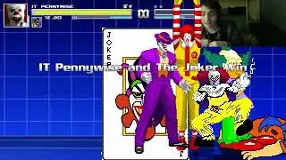 Clown Characters (The Joker, Pennywise, And Ronald McDonald) VS Fred Flintstone In A Battle In MUGEN