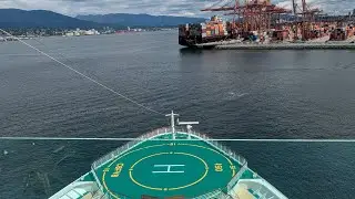 Top deck view on Royal Caribbean Serenade