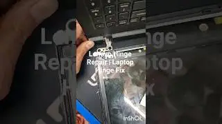 Lenovo laptop hinge repair done successfully 💪Broken hinge fixed | Before & After 🔧