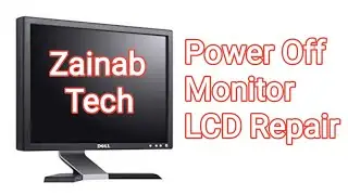 Power Off Monitor LCD Repair | 17" LCD Repair | Power Off Fault