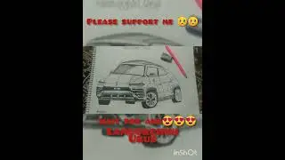 Lamborghini Urus drawing #drawing #lamborghini #urus #music #short #shortvideo