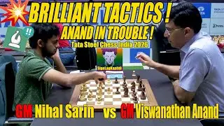 Nihal Sarin vs Viswanathan Anand | Tata Steel Chess India 2026 🔥