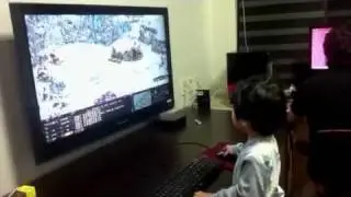 최연소 리니지유저?ㅋㅋ baby gamer