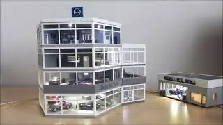 Faller 130344 Mercedes dealer x2