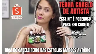 Comprei o KIT PARA UMECTAÇÃO ÓLEO DE COCO + RÍCINO + ALECRIM (TERAPIA CAPILAR)