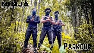 The Parkour Ninja searching Water 🥷￼.// Raja UDC Official #parkour #stunts