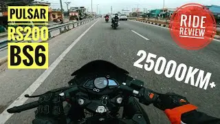 BAJAJ PULSAR RS200 BS6 RIDE REVIEW🔥| AFTER 25000km+ |