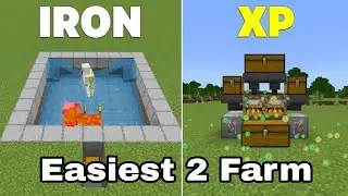 🔥 Easiest New Trending Iron & XP Farm for Minecraft 1.21+ | 450+ Iron/Hour! (Bedrock & Java)🎯
