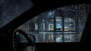 Heavy Rainstorm Sounds from Inside a Car - Fall Asleep Fast, Block Out Noise, Relax, Study Well