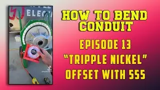 How to Bend a 45-Degree Offset with 1-Inch EMT Using a Greenlee Triple Nickel