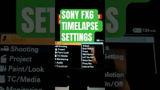 SONY FX6 Timelapse Video! #videoproduction #videography #sonycamera #camerastuff #timelapse