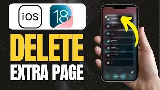 How To Delete Extra Pages In Control Center (iOS 18)