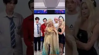 天使和小丑的夜晚快乐。#天使 #小丑 #超人不会飞