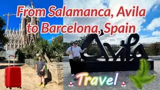 From Salamanca to Barcelona, Spain