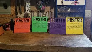 How to install injected molded posted signs/ Monthly giveaway drawn #seriouspropertymarkers