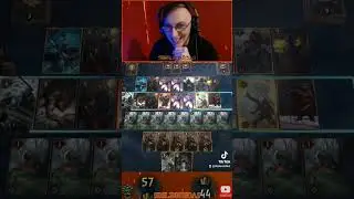 Deathwish isn't afraid to die #gwentthewitchercardgame #gwent #funny #gaming