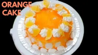 Bakery Style Orange sponge cake |without oven orange cake recipe |orange cake |by food with shimmy
