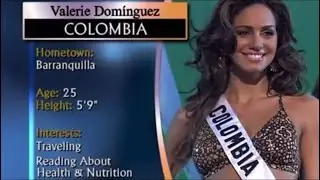 MISS UNIVERSE 2006 | Valerie Dominguez (Top 10) Full Performance 🇨🇴