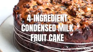 How to make a 4-ingredient Baileys condensed milk fruit cake | Australia's Best Recipes