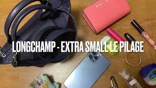LONGCHAMP EXTRA SMALL LE PLIAGE - What&rsquo;s in my bag! Pretty Portable