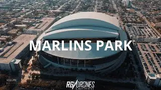 Imagens a&eacute;reas do Marlins Park - Miami| RG CAM