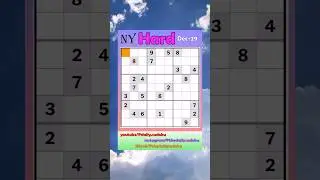 The New York Times Daily #Sudoku 2025-12-29 Hard #puzzle #games #education #braingames