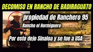 Ranchero 95 decomiso de armas y drogas en rancho 