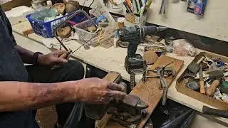 Making Coconut Shell Rings