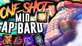 25 MEJAI STACK FULL AP BARD MID CAN ONE SHOT!! - Off Meta Monday - Bard Mid - League of Legends