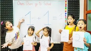 Chuns Family | Kids Go To School | Chuns And Friends Take a Math Test In Class Interesting lesson
