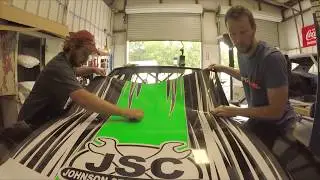 Race Wrap Install Wet Method Part 2: Hood