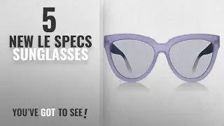 Top 10 Le Specs Sunglasses [ Winter 2018 ]: Le Specs Liar Liar Milky Lilac Liar Liar Cats Eyes