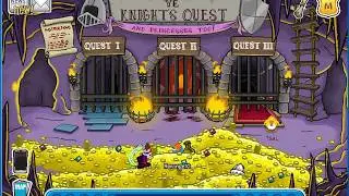 Medieval Party day 1 Walkthrough + New Pin + New Stamp || Club Penguin Online