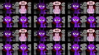 Incredibox Sprunki Swapped vs Swapped Retextured vs Swapped OC but Humans 6 Comparison (LOUD NOISES)