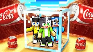Tek Blokta COCA COLA Tsunamisinde Hayatta Kaldım!🥤| Minecraft