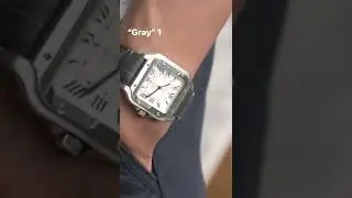 My FAVORITE Cartier Santos Strap Combo? #shorts