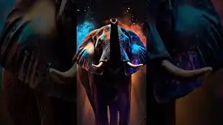 🎨 Slow Motion Elephant Animation | Vibrant Colors & Stunning Visuals in 4K#ElephantAnimation