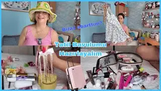 Tatil bavulumu hazırlıyoruz 😍 Biraz abarttım sanırım 🫠 kozmetik, bakım, takı seçiyoruzz 🥰