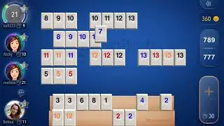 Jogando Rummikub no celular - Jogo Matemático