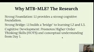 Culturally Responsive Teaching and MTB MLE