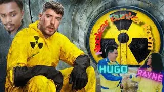40 Fit Nuclear Bunker Room | Duo Survive 100 Days For $500.000 Lakh Dollar #mrbeast