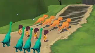 Dinosaur Shifting Run 🏃&zwj;♂️🚗🚲🚦All Levels Gameplay Walkthrough Android,ios Max Level 3