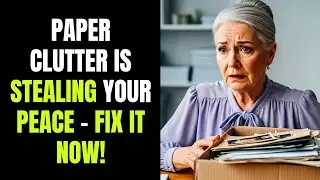 7 STRESS-FREE Paperwork HACKS for Older Women | Declutter for Seniors