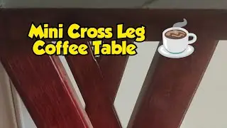 Making a mini coffee table from scrap wood #carpentry #woodworking #coffeetable #diy