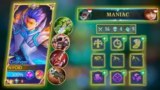 BUILD 1 HIT MATI ! AUTO DAPET MANIAC !! | BUILD GRANGER DAMAGE TERSAKIT 2022