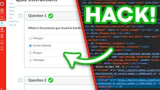 How to HACK any Canvas Test (WORKING OCT. 2025!)