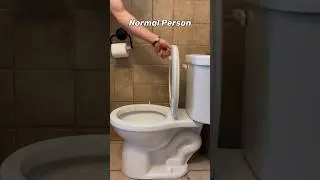Normal Person vs Psychopath: Washroom Etiquette 🚽