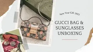 Распаковка мини-сумки и солнцезащитных очков Gucci Padlock